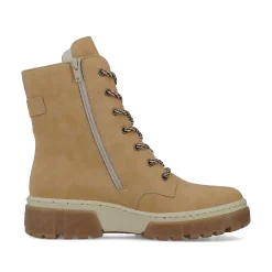 Women'S Corded Boots Camel Brown Ladies Ankle Boots & Boots