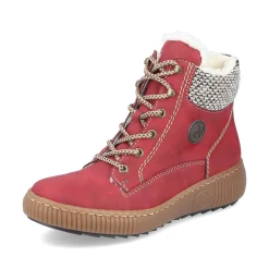 Hot Women'S Corded Boots Fire Red Ladies Ankle Boots & Boots
