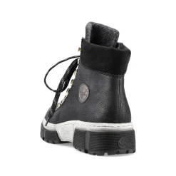 Sale Women'S Corded Boots Deep Black Ladies Ankle Boots & Boots
