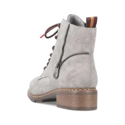 Hot Women'S Corded Boots Silver Gray Ladies Ankle Boots & Boots
