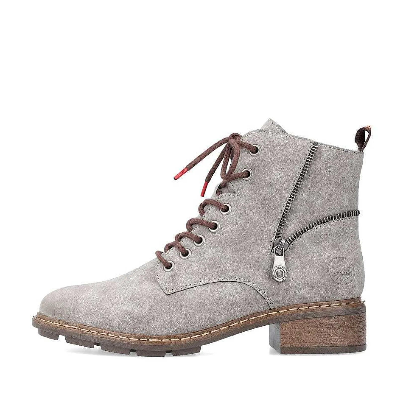 Hot Women'S Corded Boots Silver Gray Ladies Ankle Boots & Boots