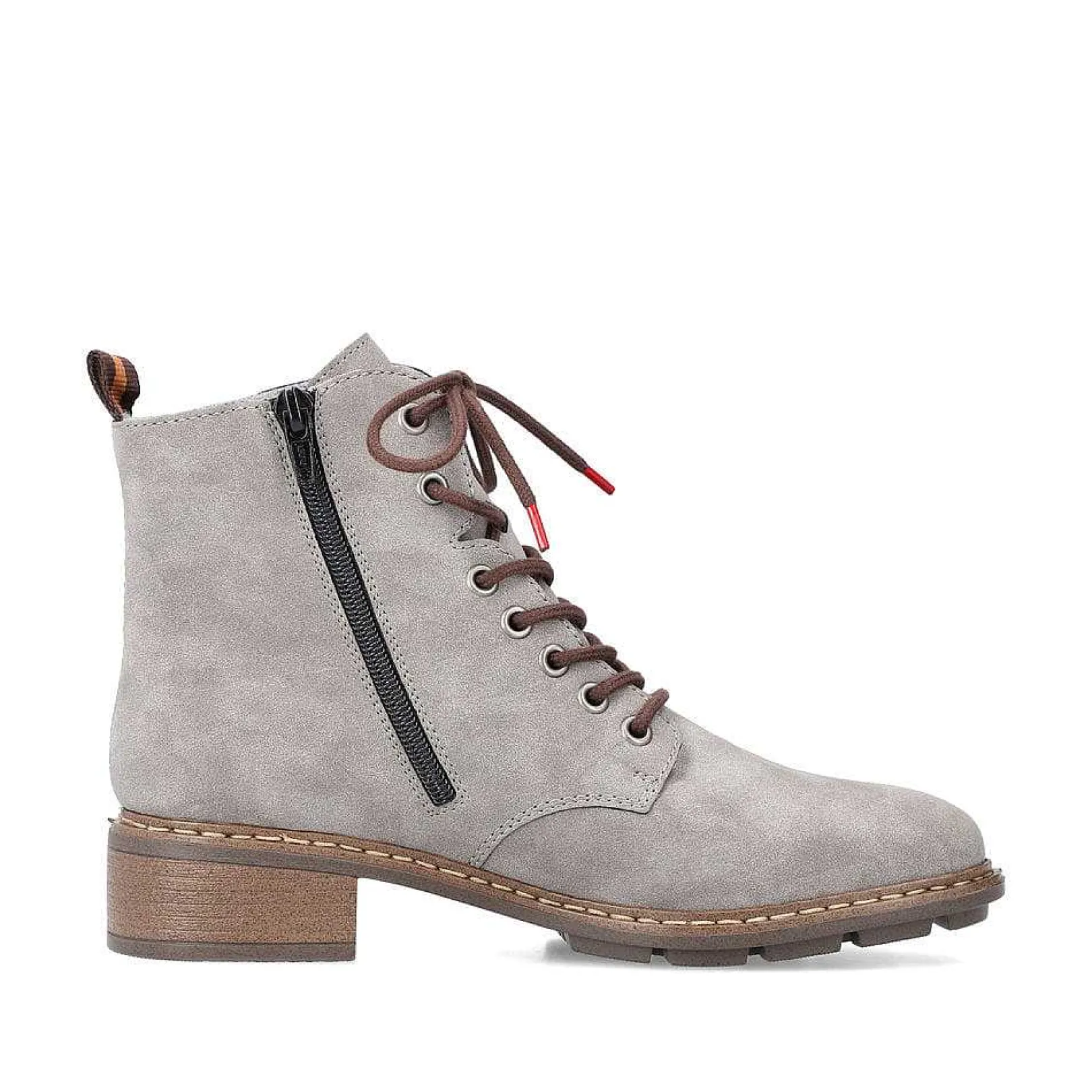 Hot Women'S Corded Boots Silver Gray Ladies Ankle Boots & Boots