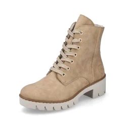 Outlet Women'S Corded Boots Brown Beige Ladies Ankle Boots & Boots