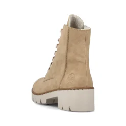Outlet Women'S Corded Boots Brown Beige Ladies Ankle Boots & Boots