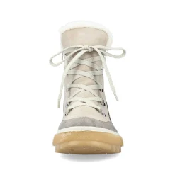 New Women'S Corded Boots Light Beige Ladies Ankle Boots & Boots