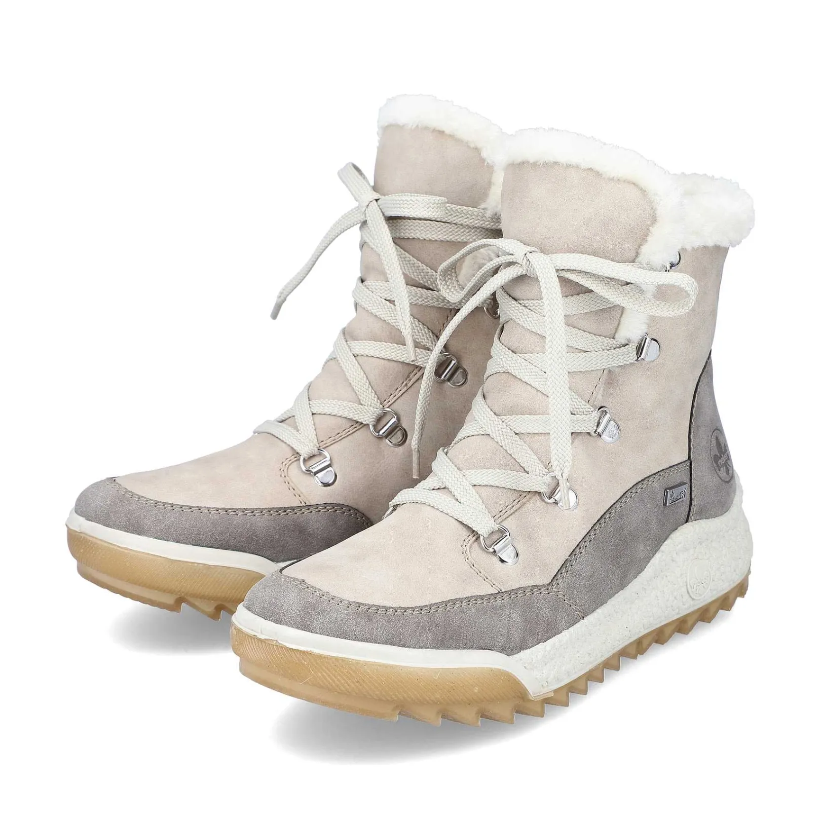 New Women'S Corded Boots Light Beige Ladies Ankle Boots & Boots