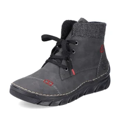 New Women'S Corded Boots Anthracite Ladies Ankle Boots & Boots