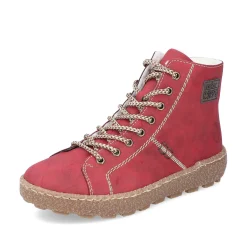 Discount Women'S Corded Boots Strawberry Red Ladies Ankle Boots & Boots
