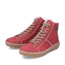 Discount Women'S Corded Boots Strawberry Red Ladies Ankle Boots & Boots