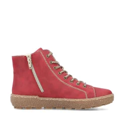 Discount Women'S Corded Boots Strawberry Red Ladies Ankle Boots & Boots