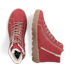 Discount Women'S Corded Boots Strawberry Red Ladies Ankle Boots & Boots