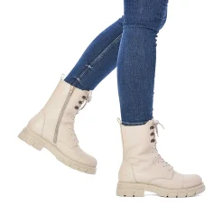 Best Women'S Corded Boots Light Beige Ladies Ankle Boots & Boots