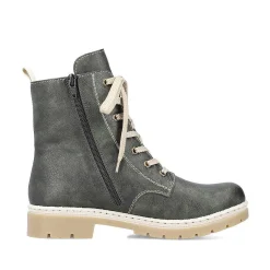 Clearance Women'S Corded Boots Khaki Green Ladies Ankle Boots & Boots