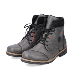 Discount Women'S Corded Boots Platinum Gray Ladies Ankle Boots & Boots