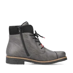 Discount Women'S Corded Boots Platinum Gray Ladies Ankle Boots & Boots