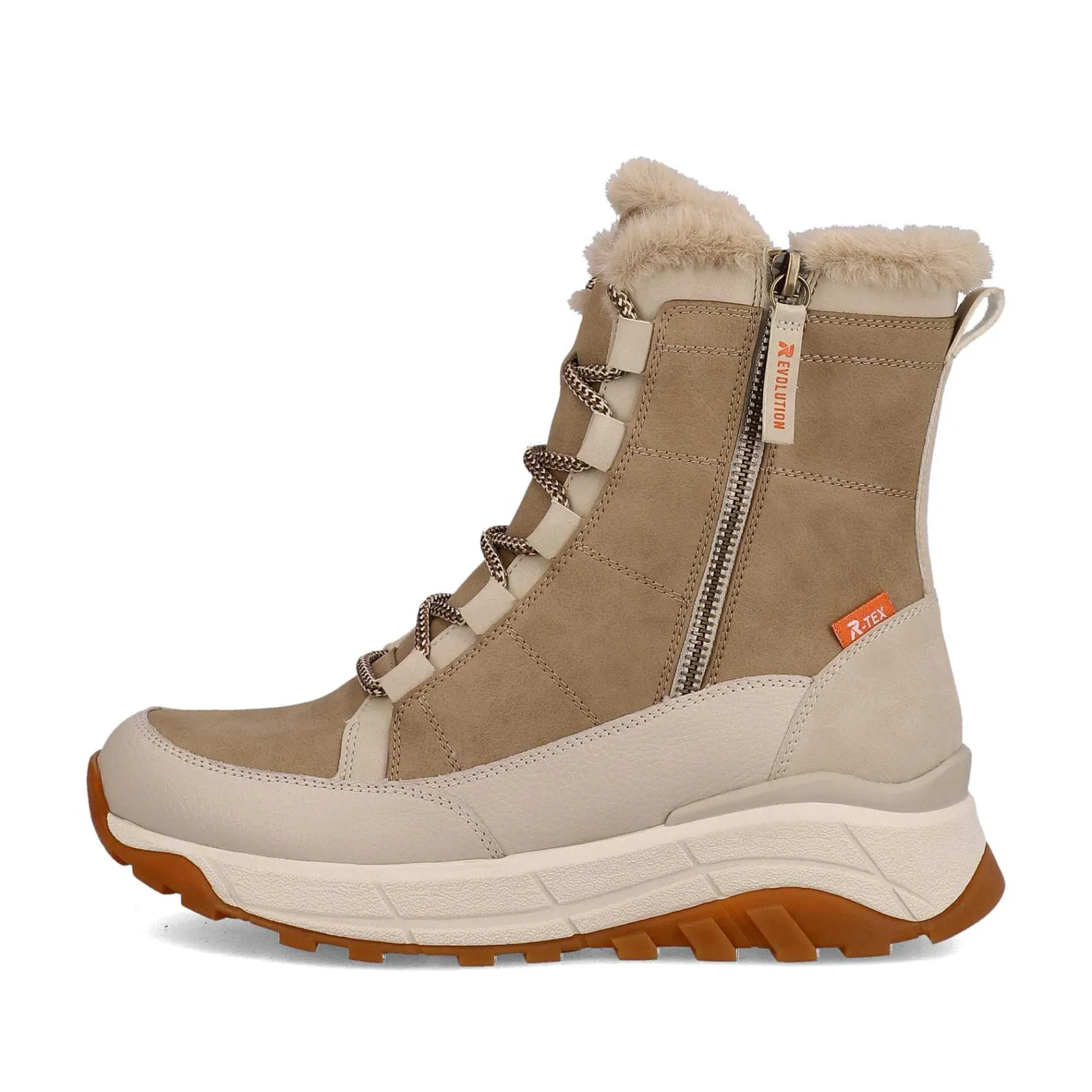 Online Women'S Corded Boots Cream Beige Ladies Ankle Boots & Boots