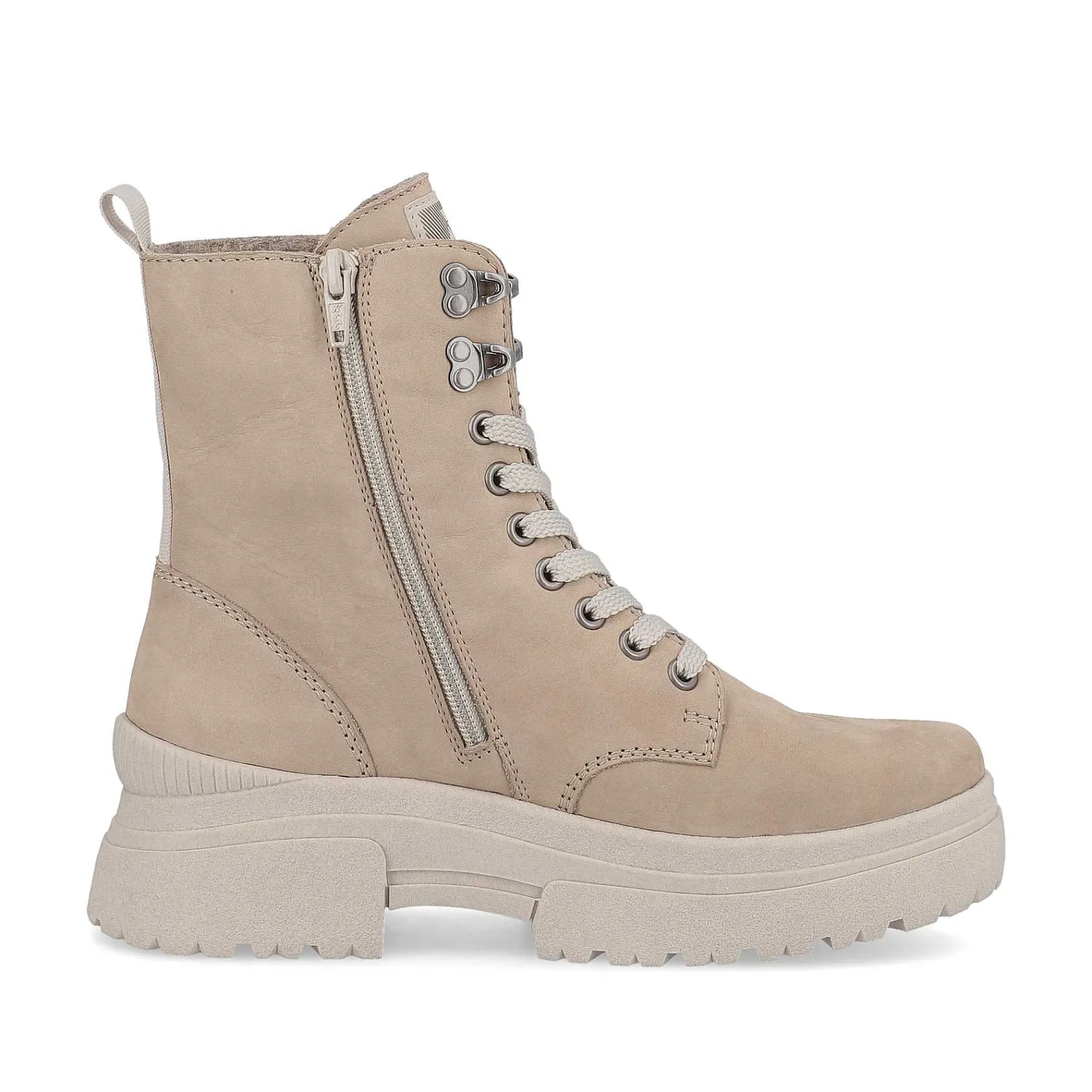 Sale Women'S Corded Boots Clay Beige Ladies Ankle Boots & Boots