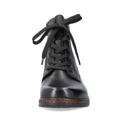 Women'S Corded Boots Night Black Ladies Ankle Boots & Boots