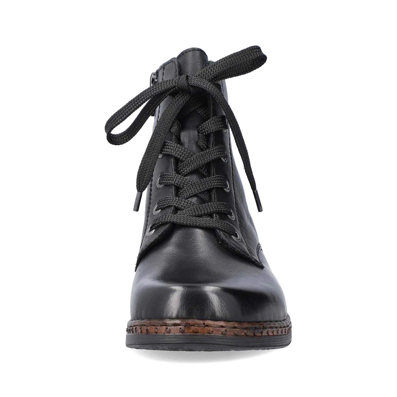 Women'S Corded Boots Night Black Ladies Ankle Boots & Boots