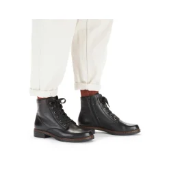 Women'S Corded Boots Night Black Ladies Ankle Boots & Boots