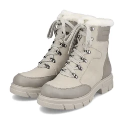 Sale Women'S Corded Boots Light Beige Ladies Ankle Boots & Boots