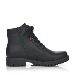 Outlet Women'S Corded Boots Deep Black Ladies Ankle Boots & Boots