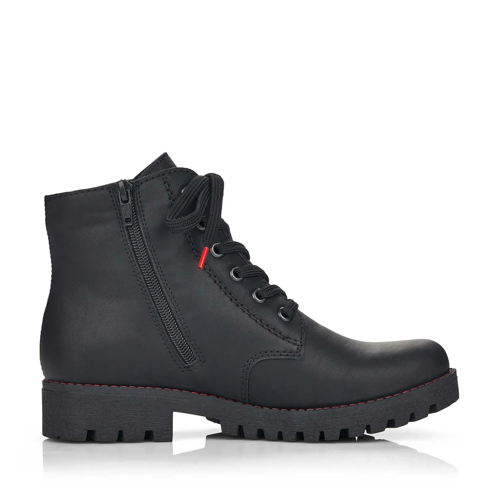 Outlet Women'S Corded Boots Deep Black Ladies Ankle Boots & Boots