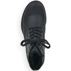 Outlet Women'S Corded Boots Deep Black Ladies Ankle Boots & Boots
