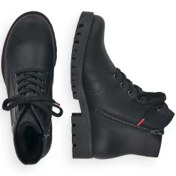 Outlet Women'S Corded Boots Deep Black Ladies Ankle Boots & Boots