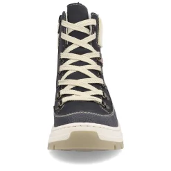 Outlet Women'S Corded Boots Dark Blue Ladies Ankle Boots & Boots