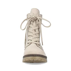 Outlet Women'S Corded Boots Light Beige Ladies Ankle Boots & Boots