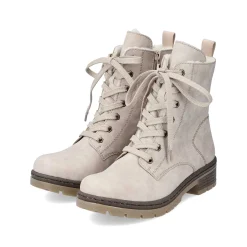 Outlet Women'S Corded Boots Light Beige Ladies Ankle Boots & Boots