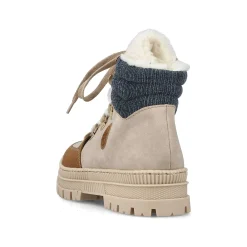 Hot Women'S Corded Boots Beige Noisette Ladies Ankle Boots & Boots