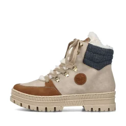 Hot Women'S Corded Boots Beige Noisette Ladies Ankle Boots & Boots