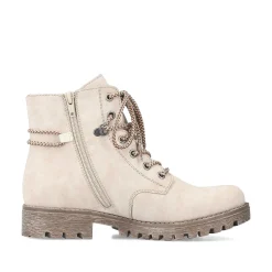 Discount Women'S Corded Boots Light Beige Ladies Ankle Boots & Boots