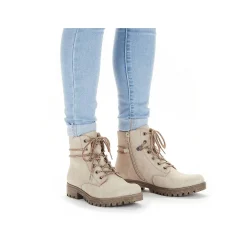 Discount Women'S Corded Boots Light Beige Ladies Ankle Boots & Boots