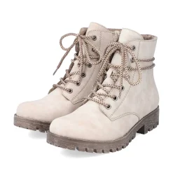 Discount Women'S Corded Boots Light Beige Ladies Ankle Boots & Boots
