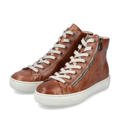 New Women'S Corded Boots Fox Brown Ladies Ankle Boots & Boots