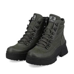 Outlet Women'S Corded Boots Army Green Black Ladies Ankle Boots & Boots