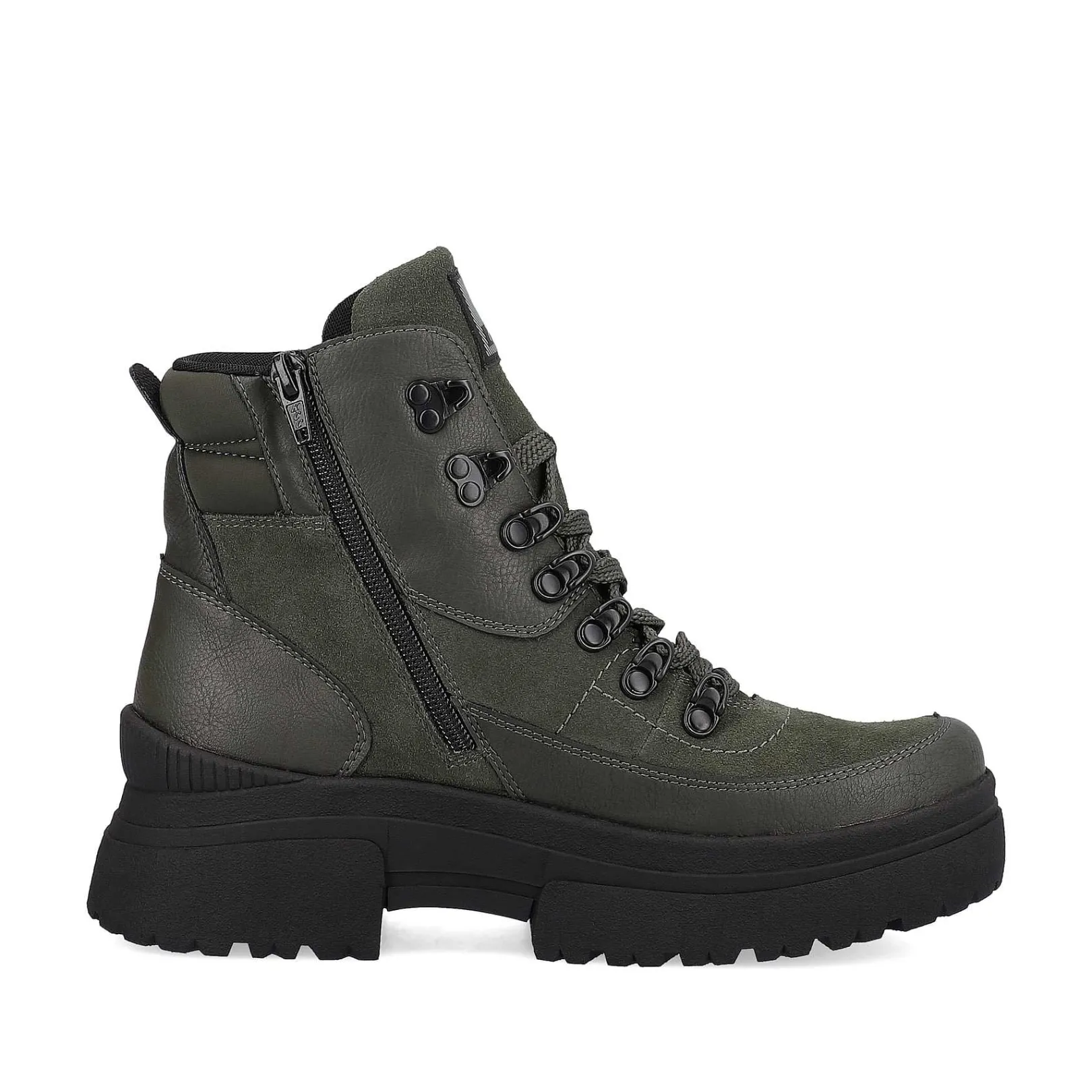Outlet Women'S Corded Boots Army Green Black Ladies Ankle Boots & Boots