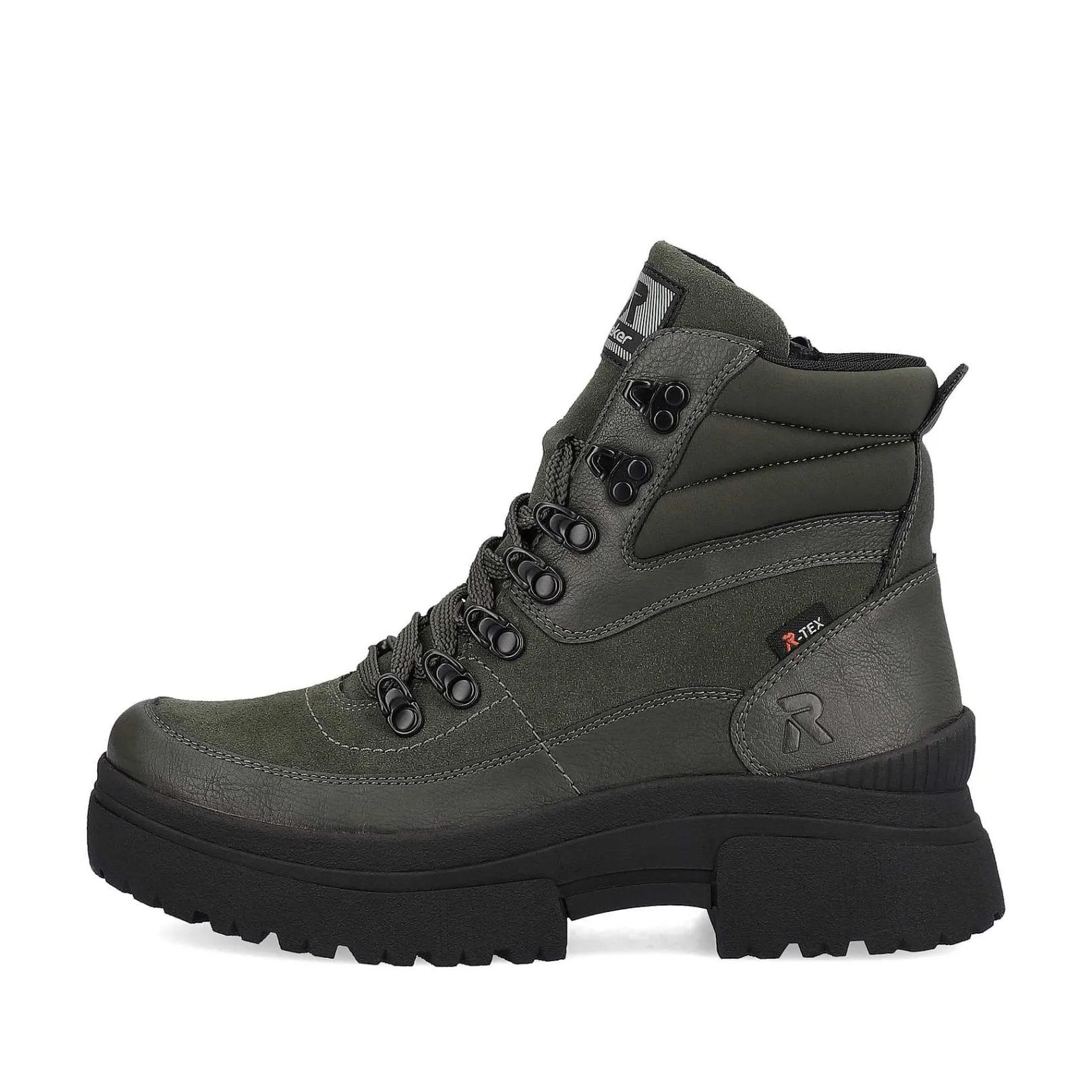 Outlet Women'S Corded Boots Army Green Black Ladies Ankle Boots & Boots