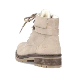 Outlet Women'S Corded Boots Light Beige Ladies Ankle Boots & Boots