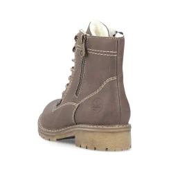 New Women'S Corded Boots Chocolate Brown Ladies Ankle Boots & Boots