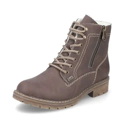New Women'S Corded Boots Chocolate Brown Ladies Ankle Boots & Boots