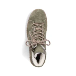 Online Women'S Corded Boots Leaf Green Ladies Ankle Boots & Boots