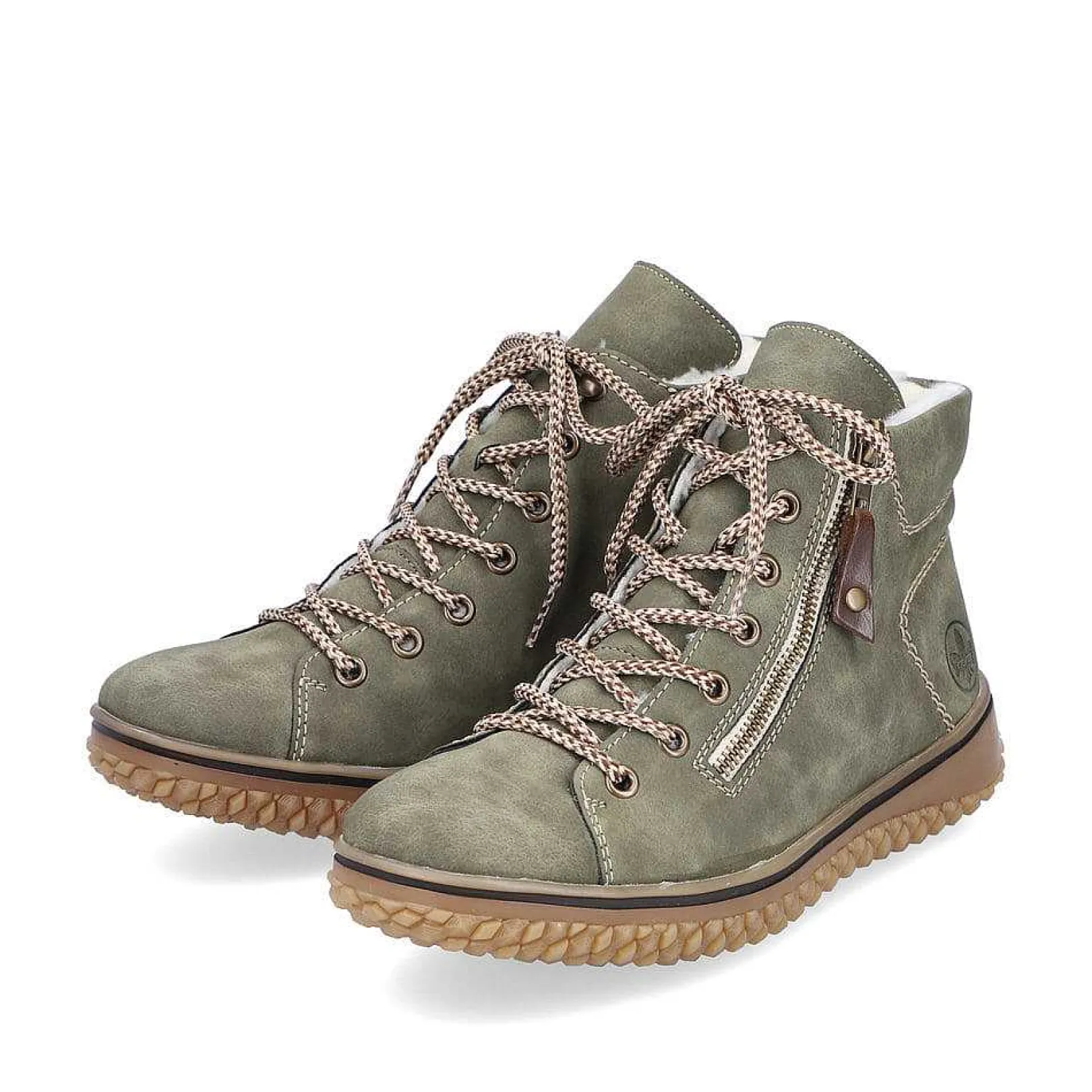 Online Women'S Corded Boots Leaf Green Ladies Ankle Boots & Boots