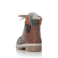 Women'S Corded Boots, Nut Brown Ladies Ankle Boots & Boots