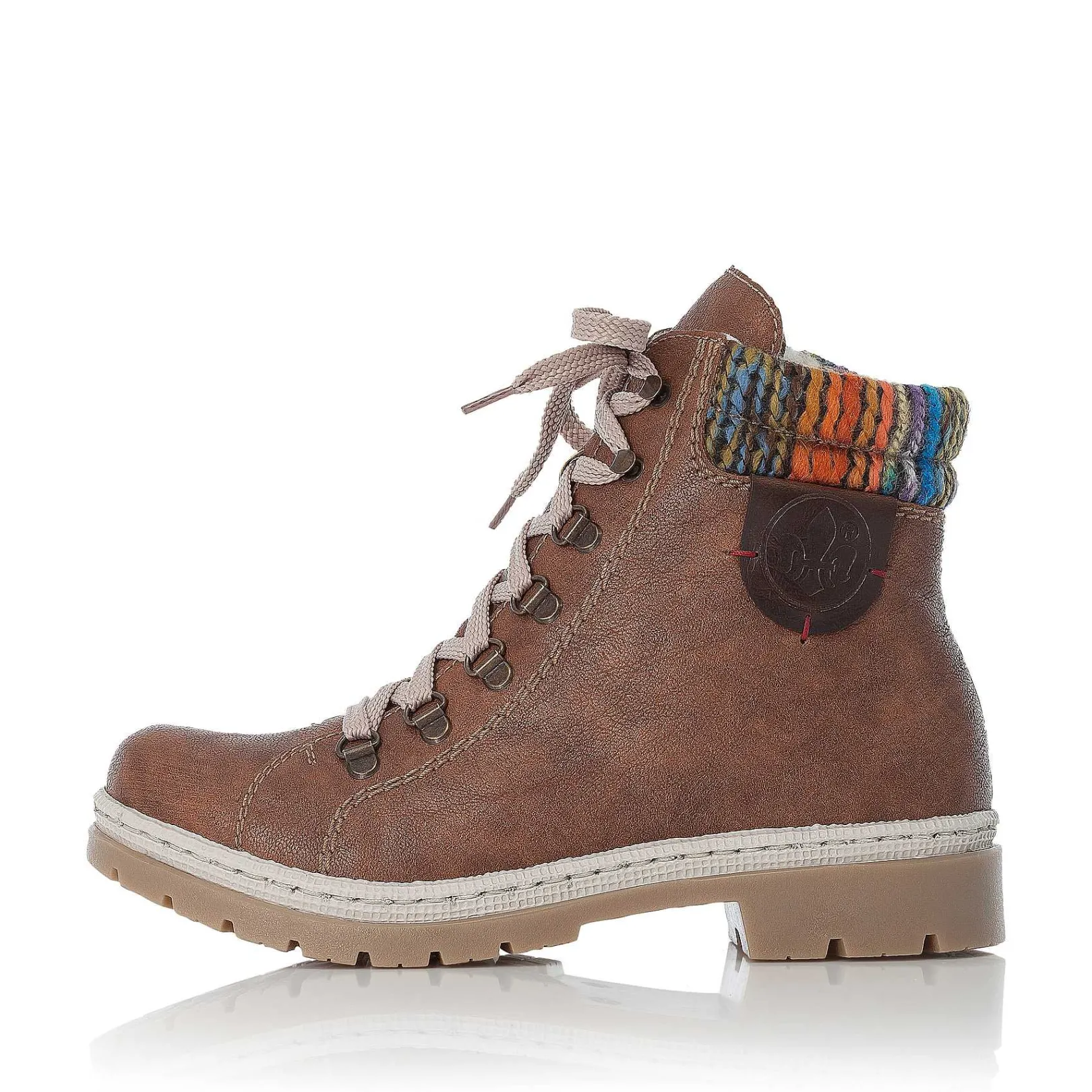Women'S Corded Boots, Nut Brown Ladies Ankle Boots & Boots