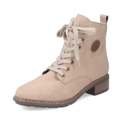 Outlet Women'S Corded Boots Sand Beige Ladies Ankle Boots & Boots