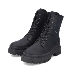 New Women'S Corded Boots Night Black Ladies Ankle Boots & Boots